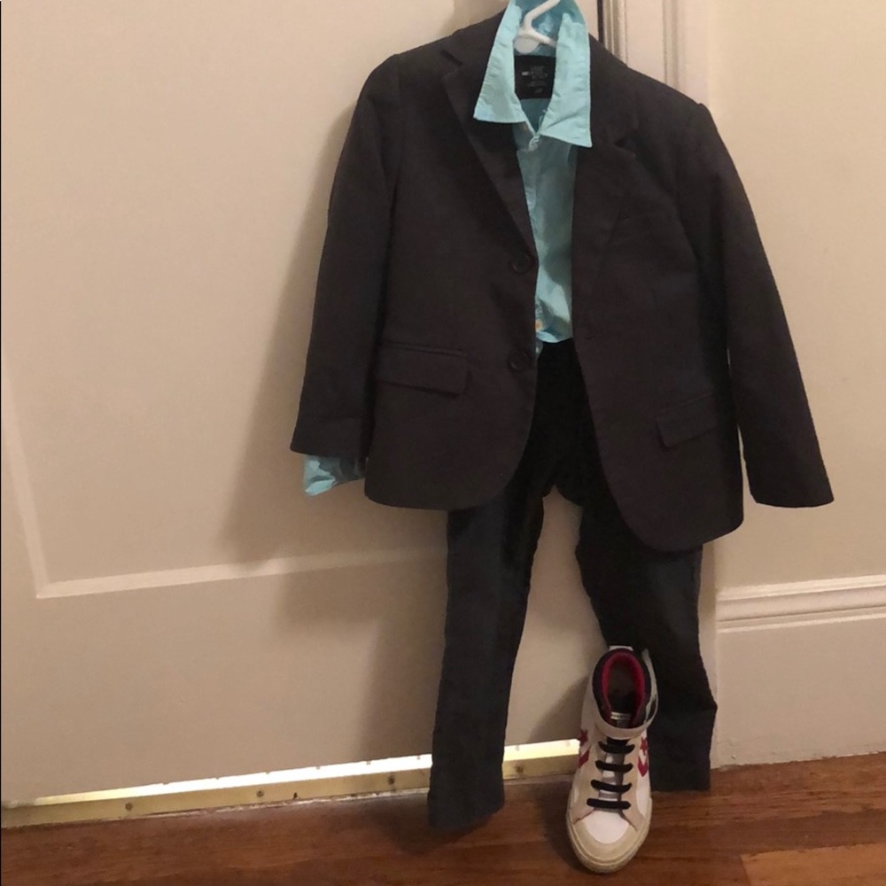 LINEN SUIT swith adjustable inner pant button